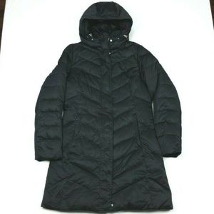 Eddie Bauer 550 Down Black Parka Puffer Jacket